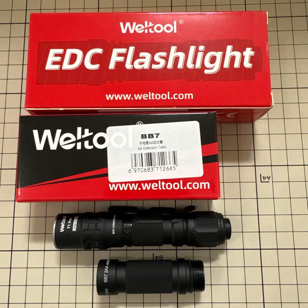 weltool T1Pro V2 BKと電池追加オプションセット