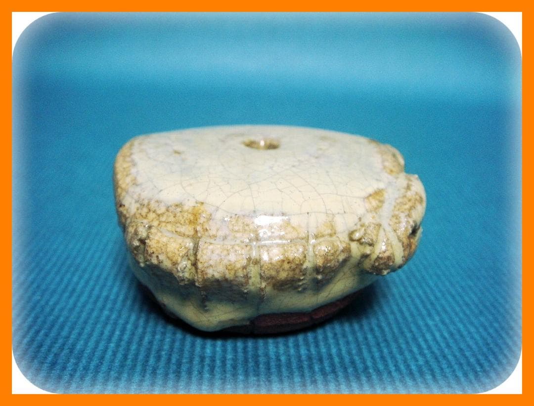 @370『蟹 水滴』陶器　/骨董品 古美術 アンティーク 古玩