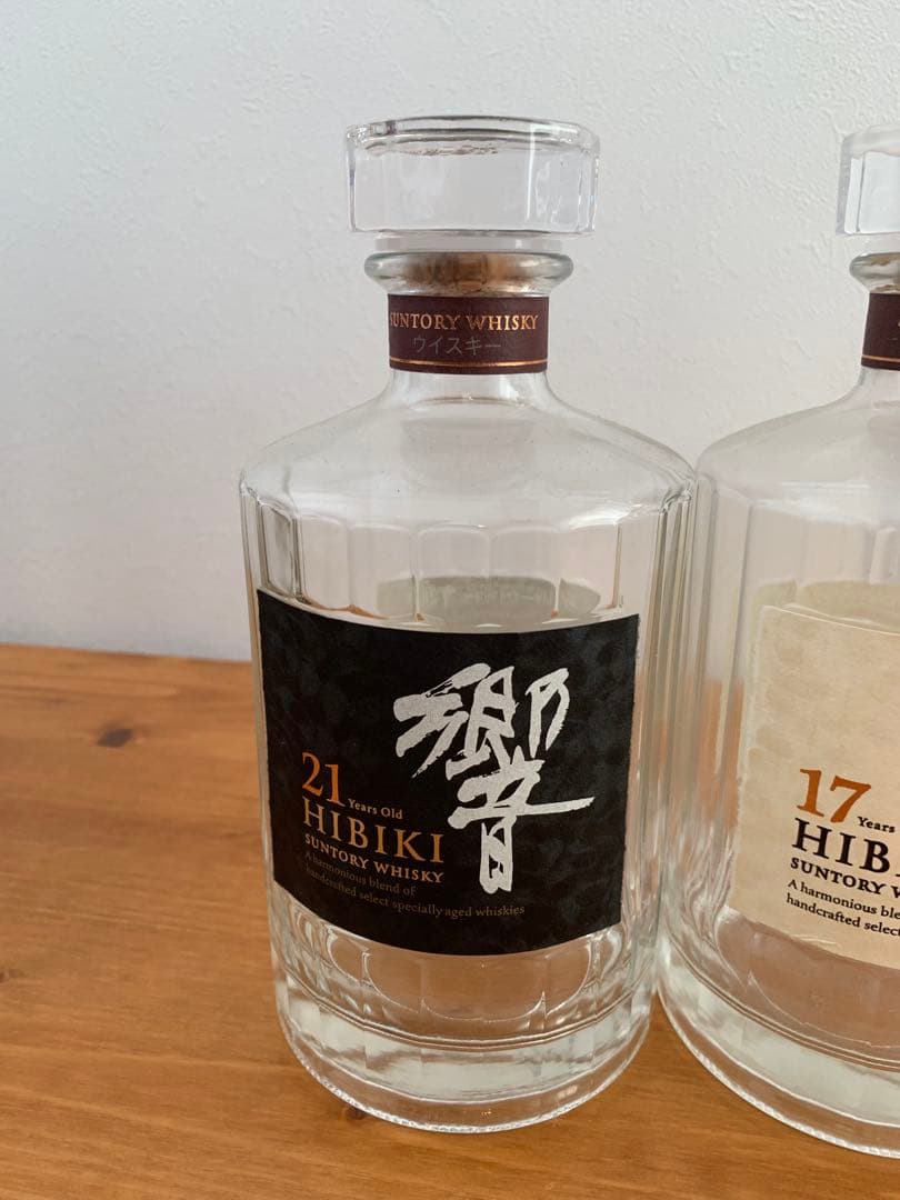 Hibiki 21年 ブレンデッドウイスキー 700ml 空瓶・空箱
