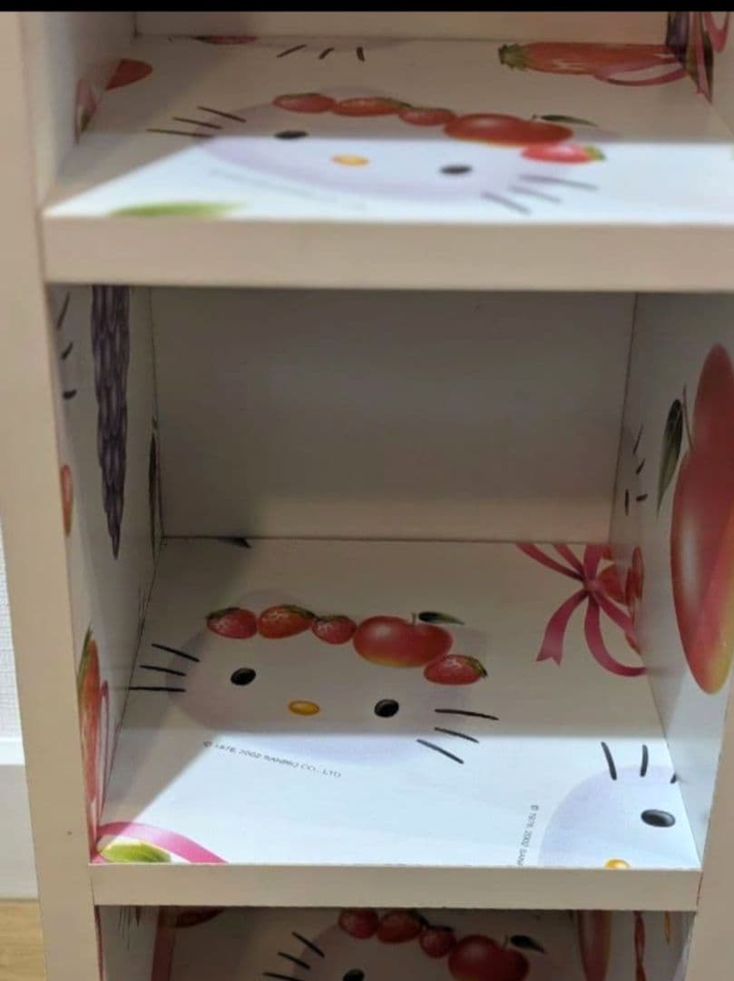 激レア！ハローキティ　3段ボックス　フルーツ柄　サンリオ　2002年