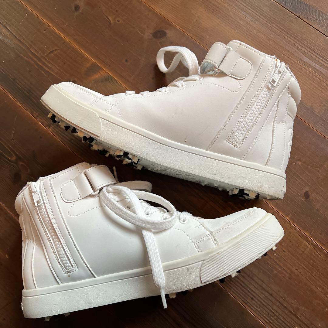 PEARLY GATES ゴルフシューズ ハイカット ホワイト