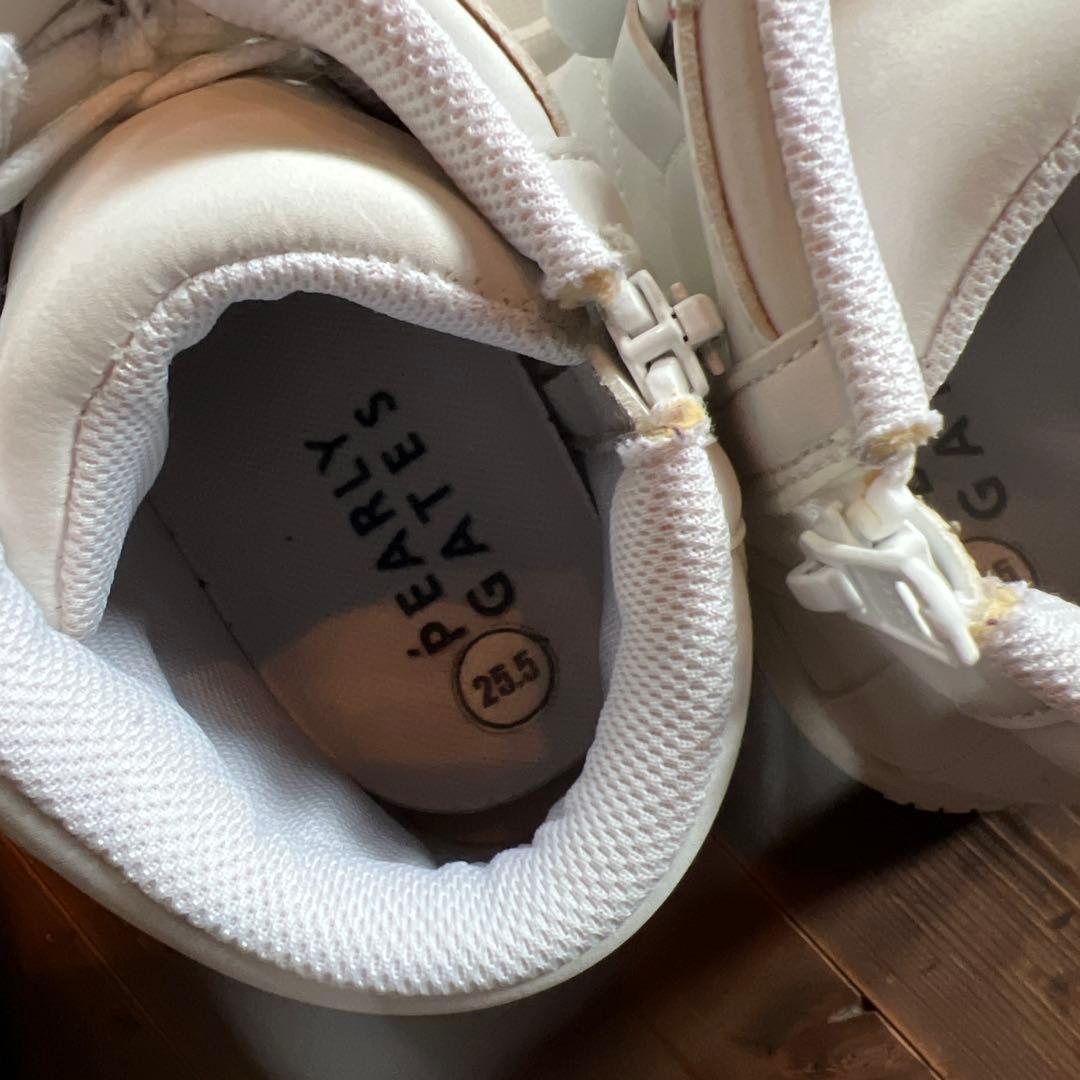 PEARLY GATES ゴルフシューズ ハイカット ホワイト