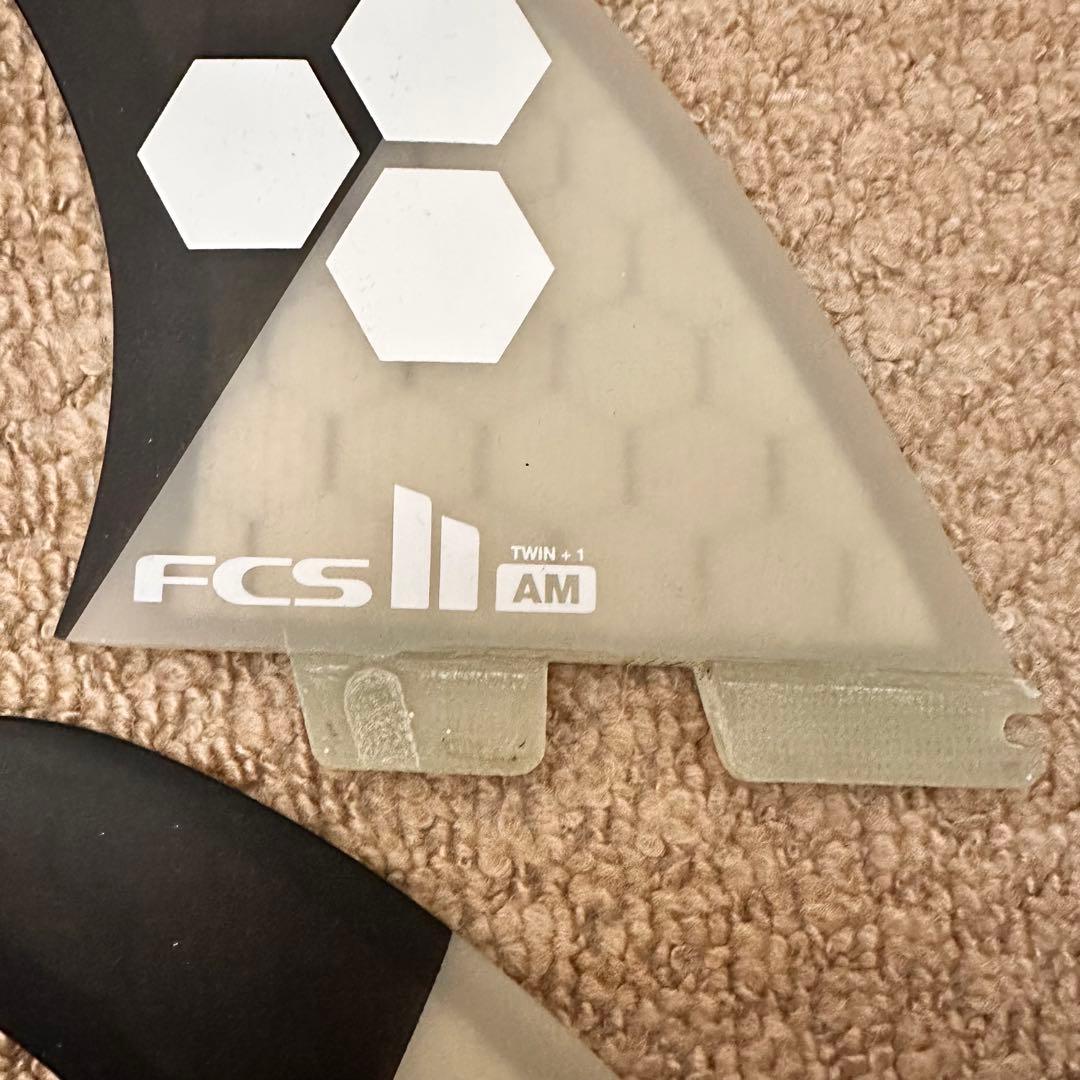 【XLサイズ】FCS II AM Twin +1 サーフボードフィン 3枚セット