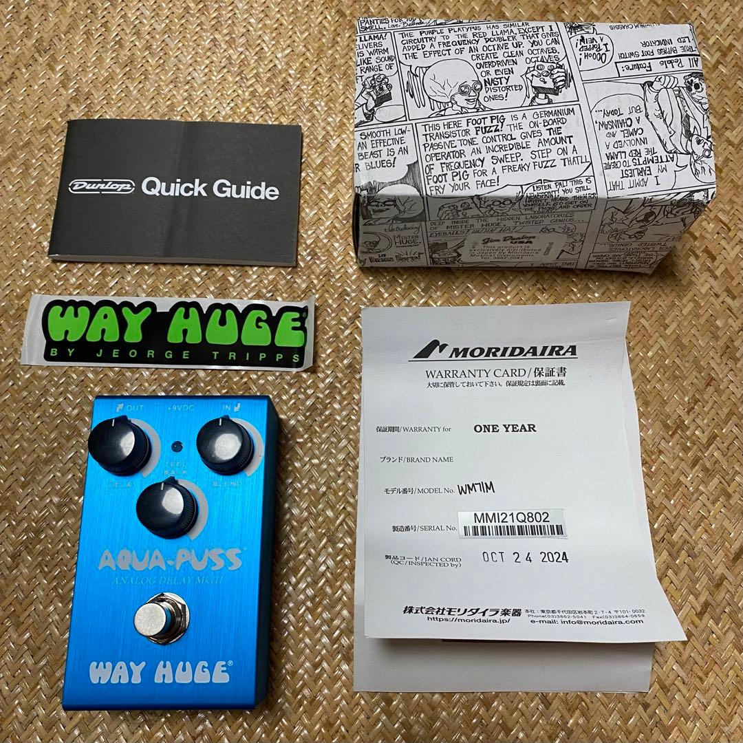 【美品】WAY HUGE / Smalls Aqua Puss アナログディレイ