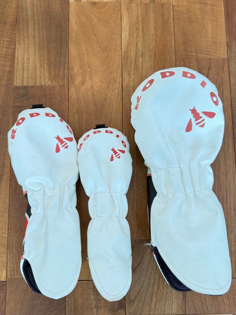 RODDIO キャディバッグ ホワイト/レッド/ブラック