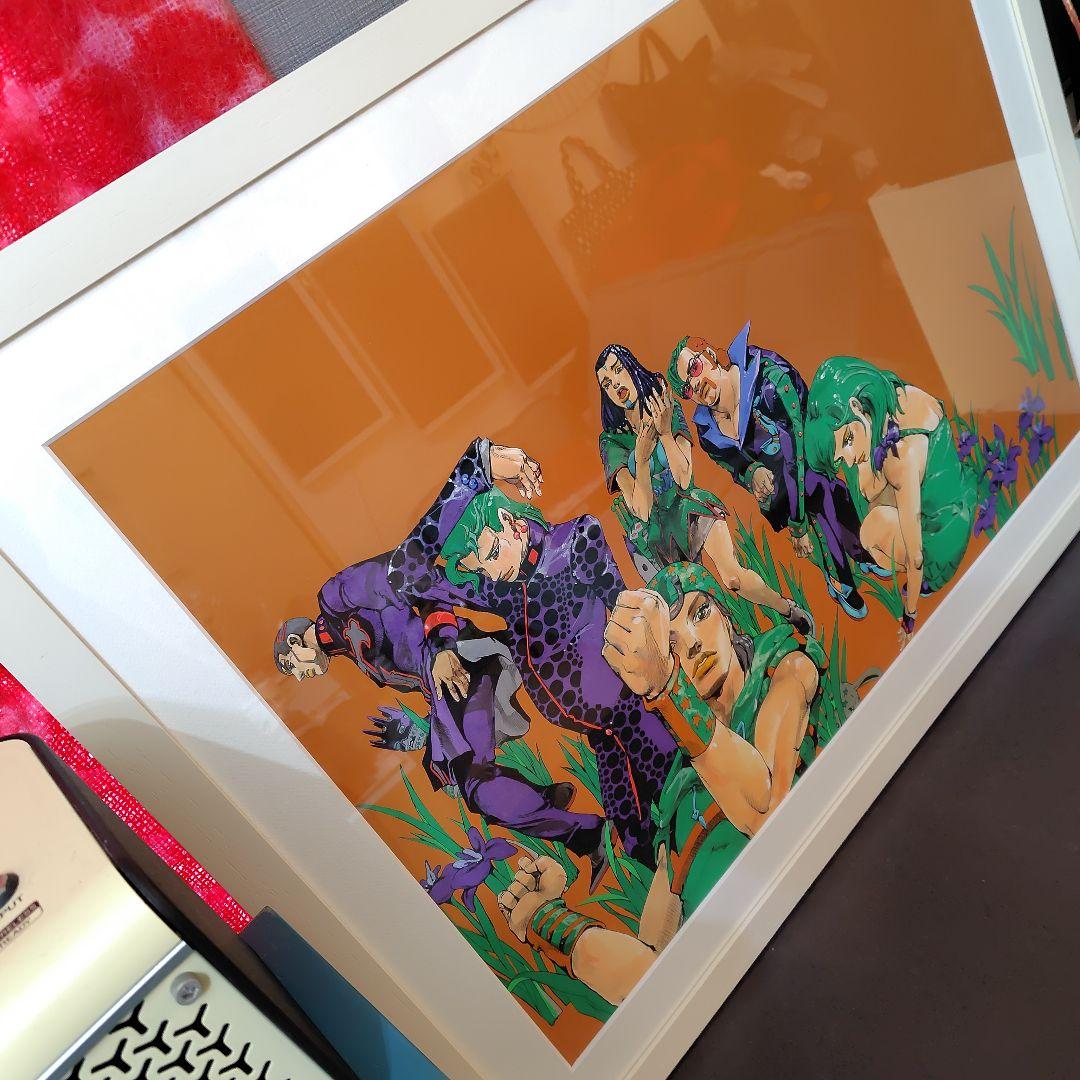 ジョジョの奇妙な冒険 複製原画 キーヴィジュアル 金沢 ジョジョ展 冒険の波紋