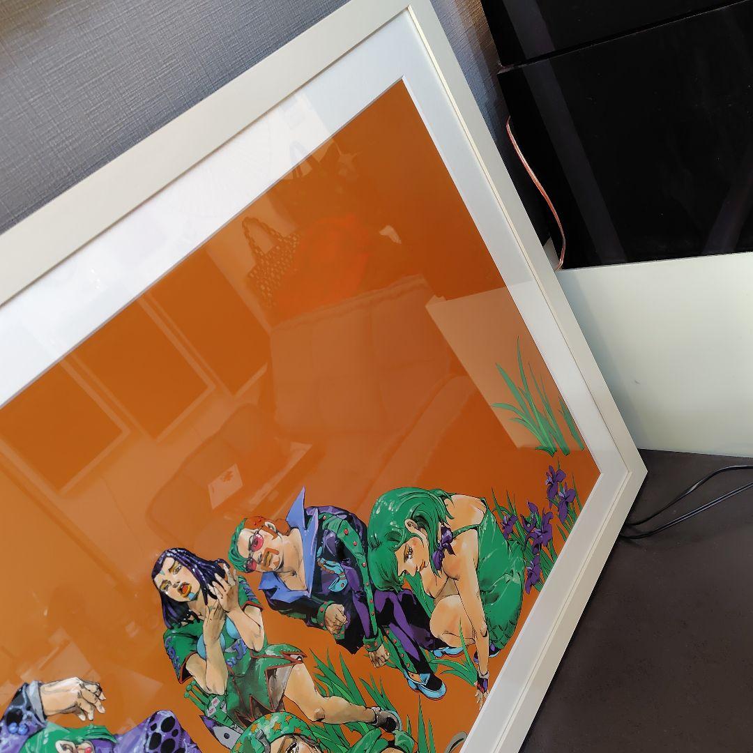 ジョジョの奇妙な冒険 複製原画 キーヴィジュアル 金沢 ジョジョ展 冒険の波紋