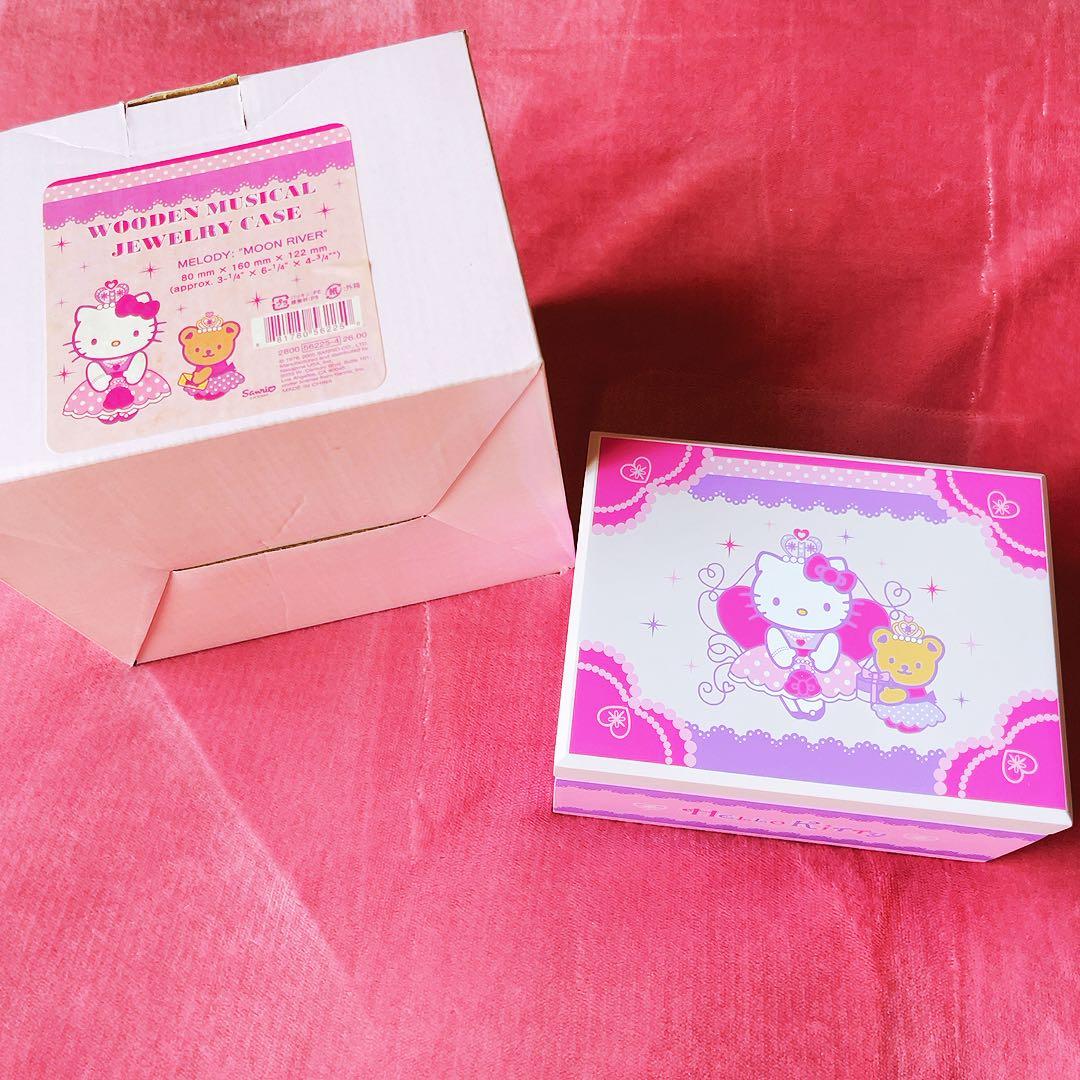 希少レア　ハローキティ　オルゴール付き　ジュエリーケース　2005 USA
