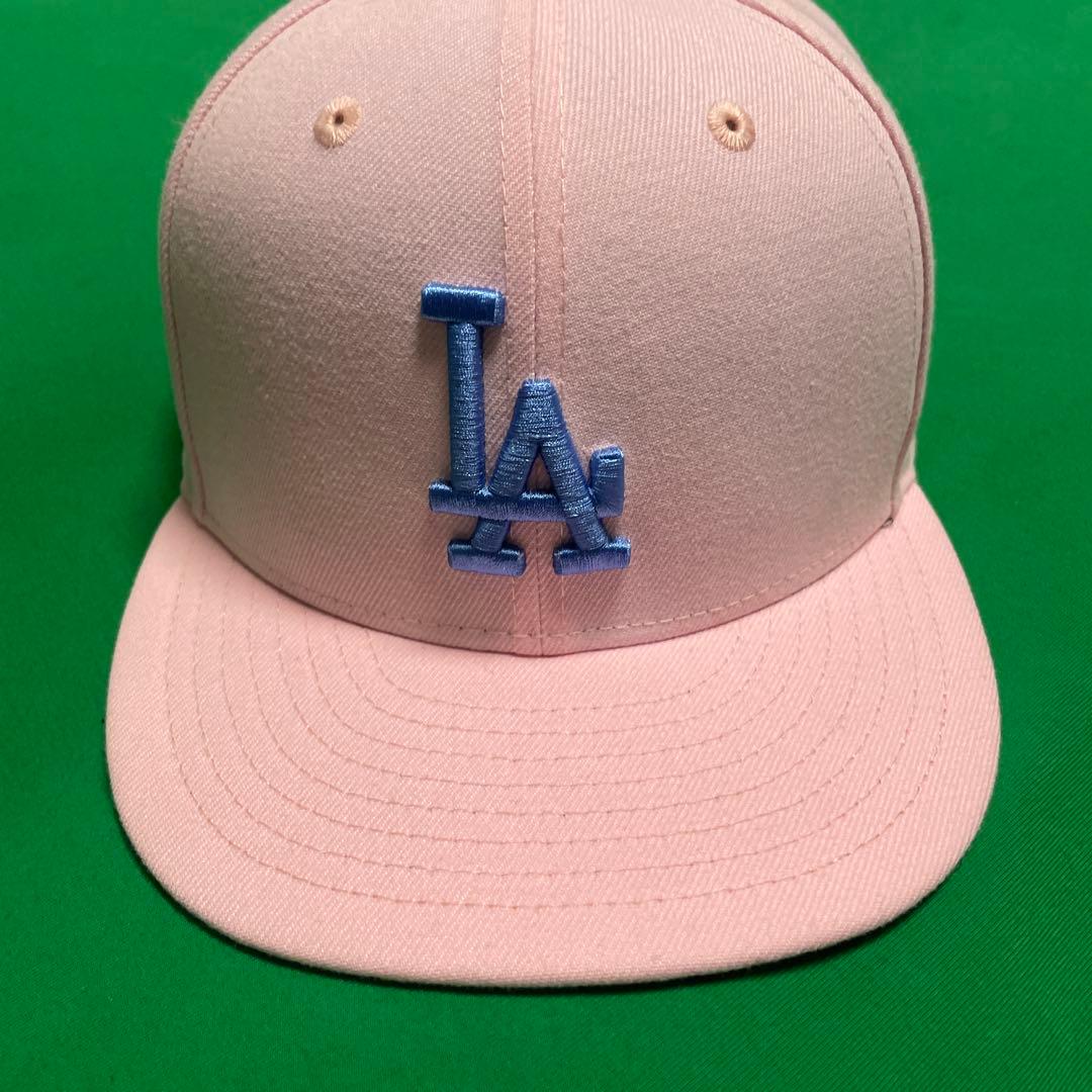 ニューエラ　ドジャースキャップ　ピンク