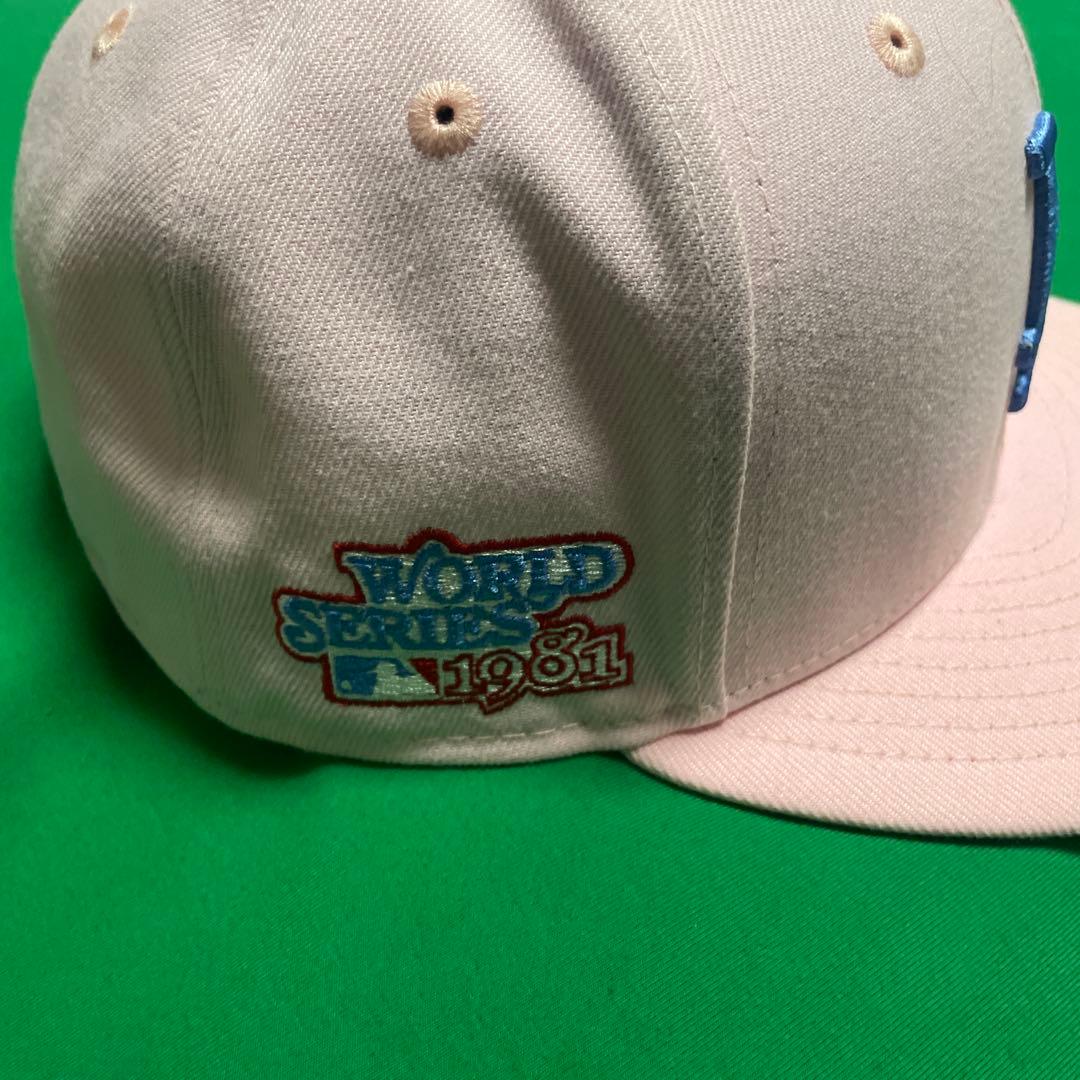 ニューエラ　ドジャースキャップ　ピンク