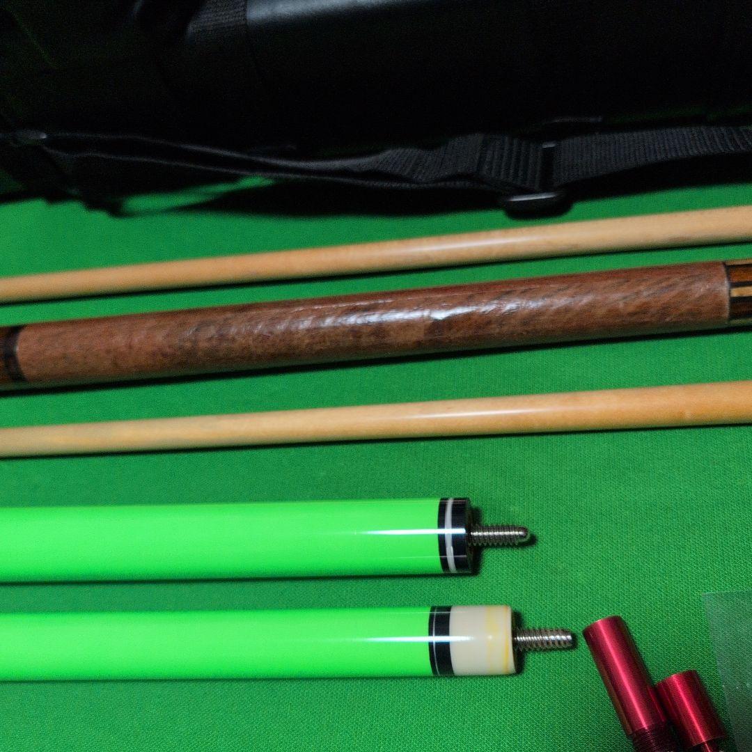ビリヤードキュー セット ケース付き、おまけ付き
