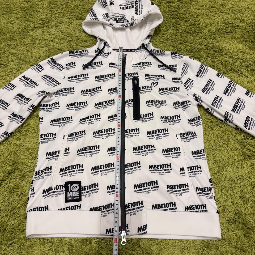 マスターバニーエディション ジップジャケット 総柄 ホワイト サイズ1