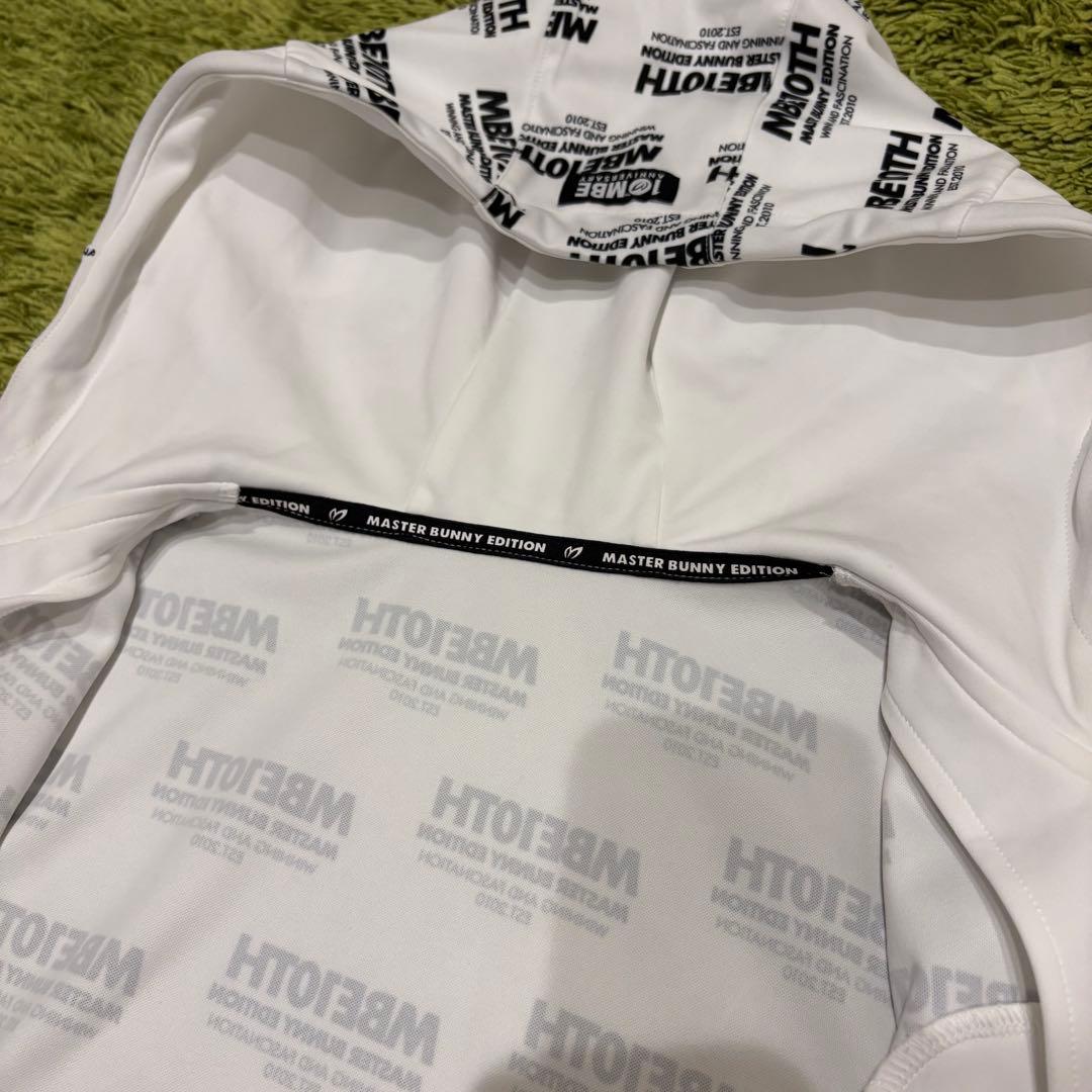 マスターバニーエディション ジップジャケット 総柄 ホワイト サイズ1