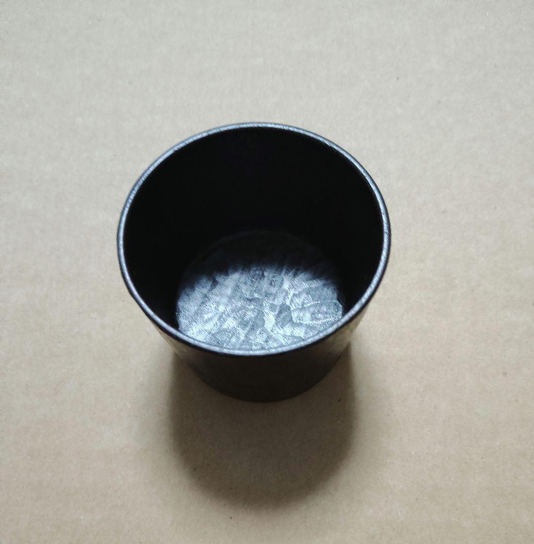三谷龍二　黒漆　ぐい吞み　おちょこ