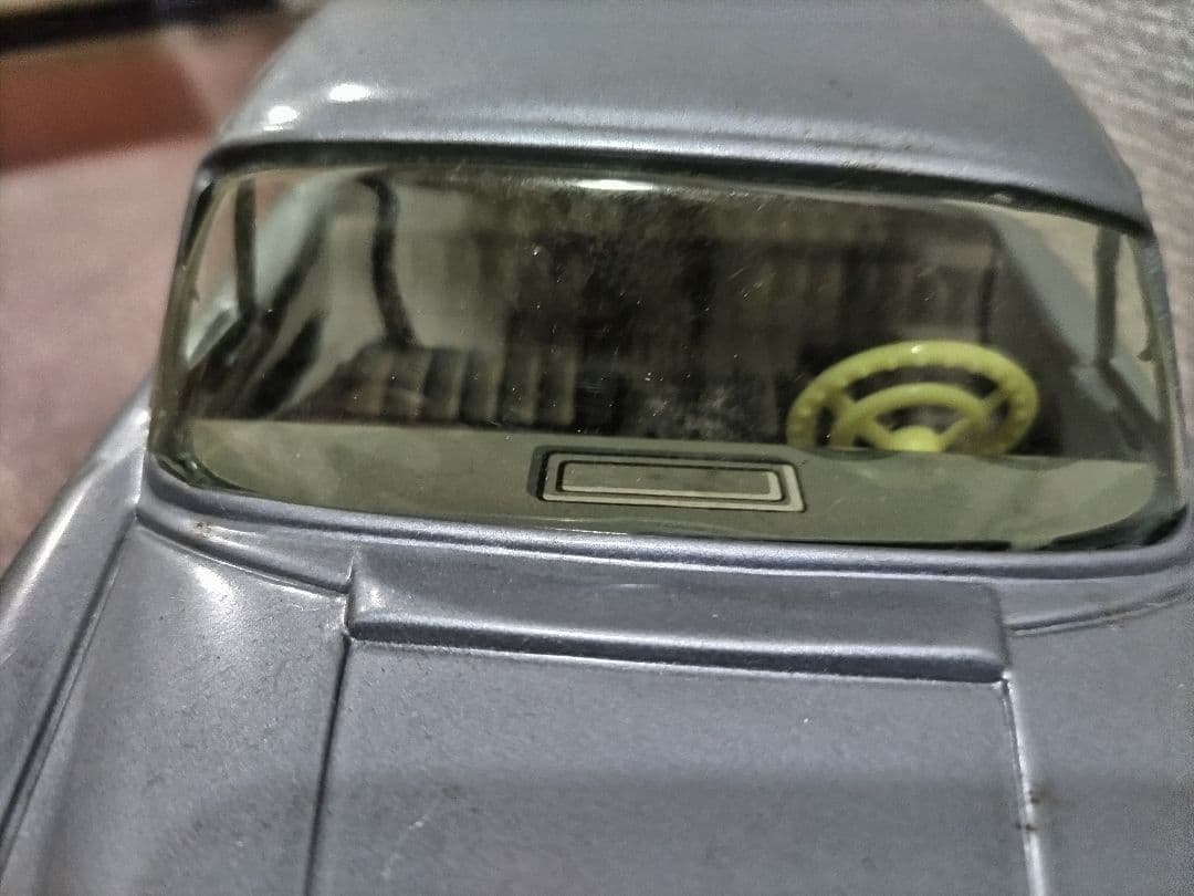 復刻メルセデスベンツ250SEクーペ モデルカー(ブリキ)　ブルー