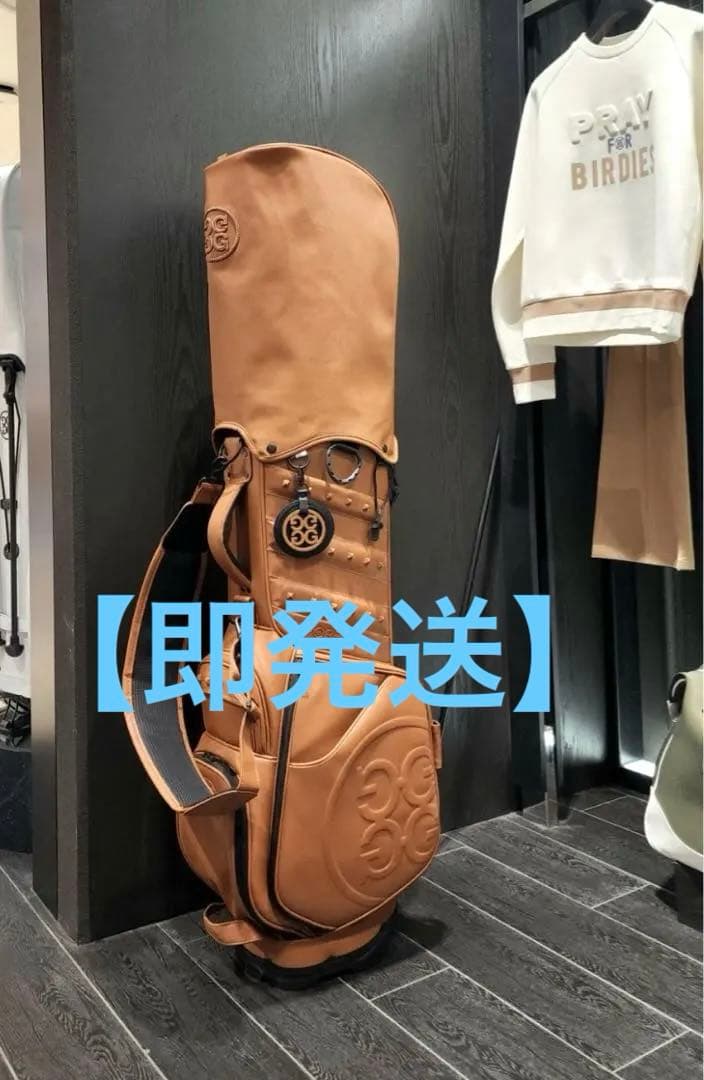 G/FORE ジーフォア キャディバッグ スタンド型 ブラウン PUゴルフバッグ