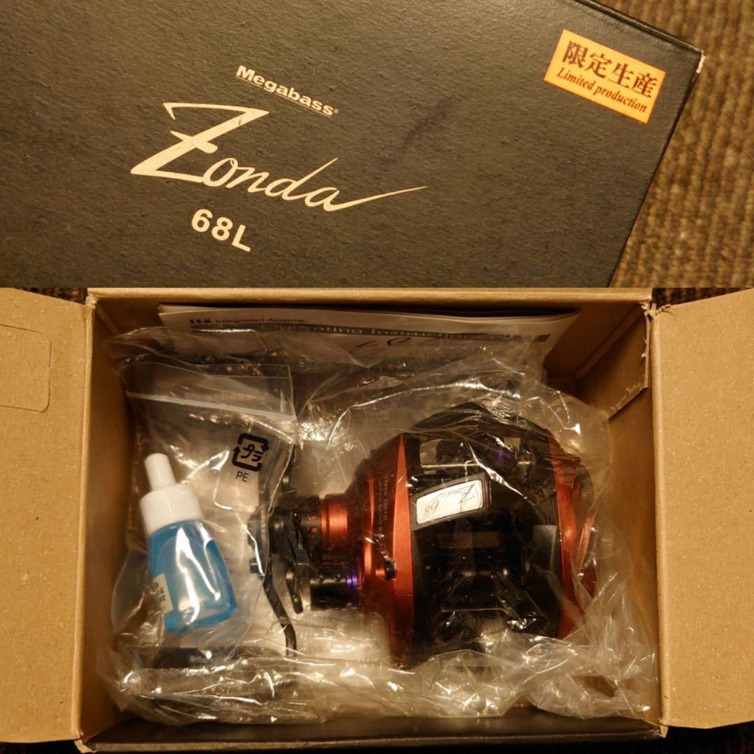 新品未使用限定生産モデルメガバスx魚矢13ゾンダ 68L ロッソ レフトハンドル