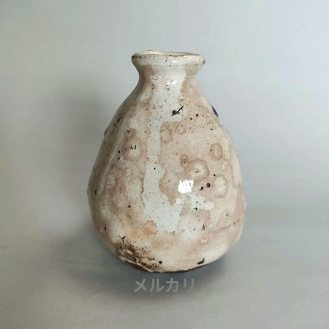 中川自然坊　粉引唐津徳利　唐津焼