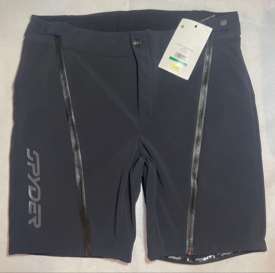 SPYDER ソフトシェルトランクショーツ ブラックメンズ