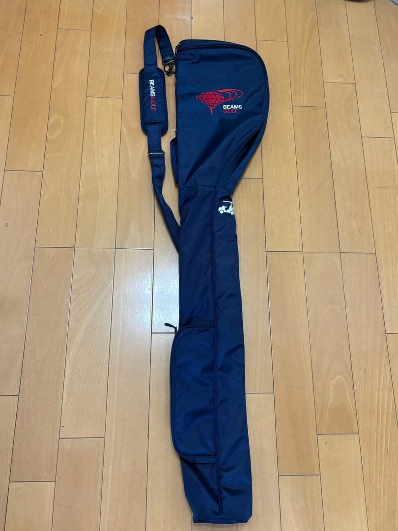 BEAMS GOLFクラブケース　ゴルフバッグ　 ネイビー ほぼ未使用