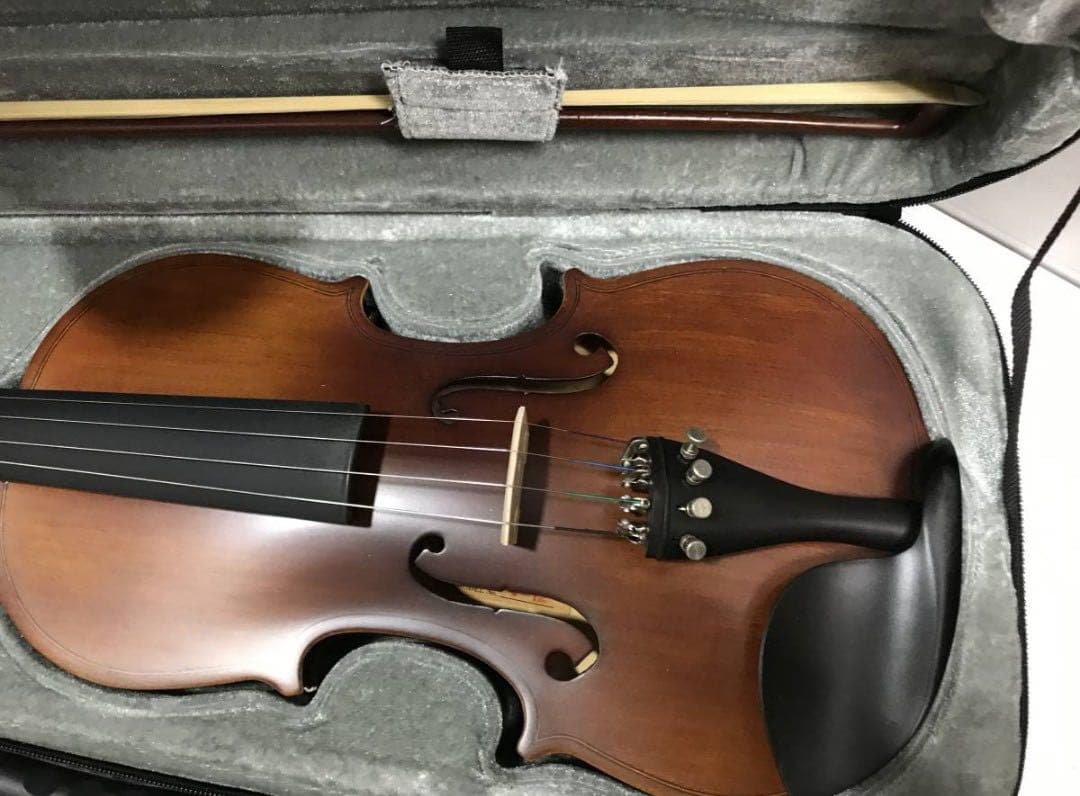 バイオリン本体 ブラウン ハードケース付き