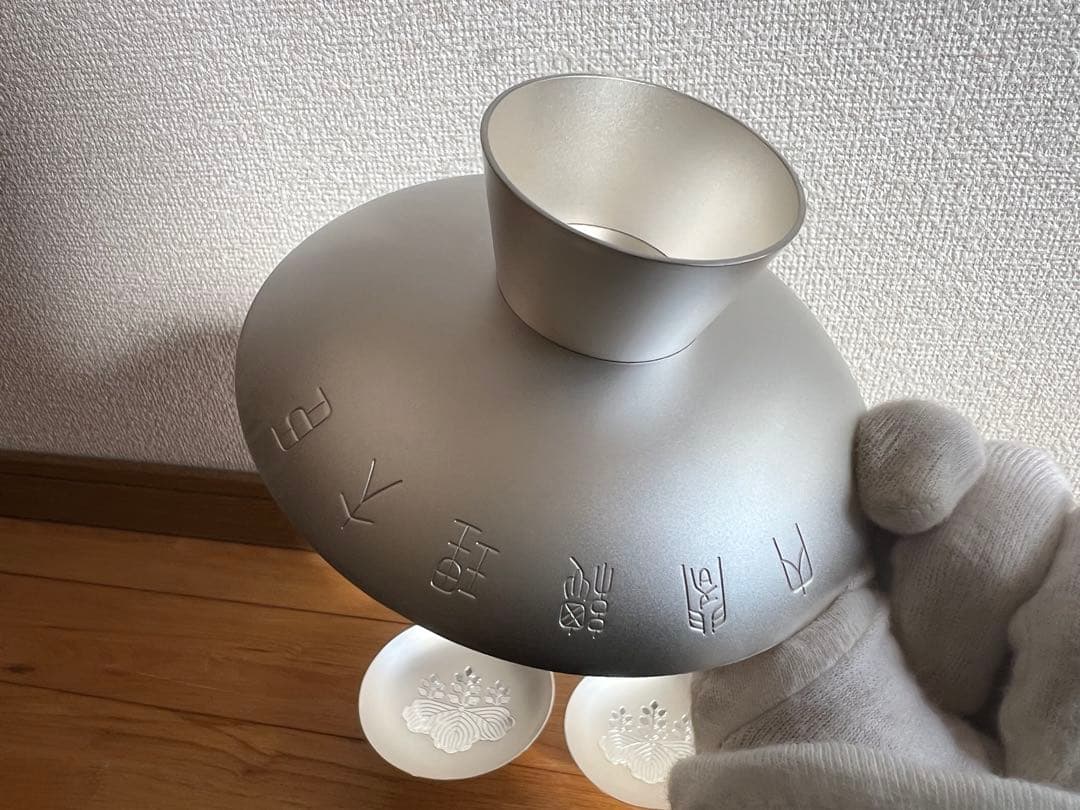 ト*モ様 純銀製 銀杯 造幣局製　内閣総理大臣 刻印有 390g silver
