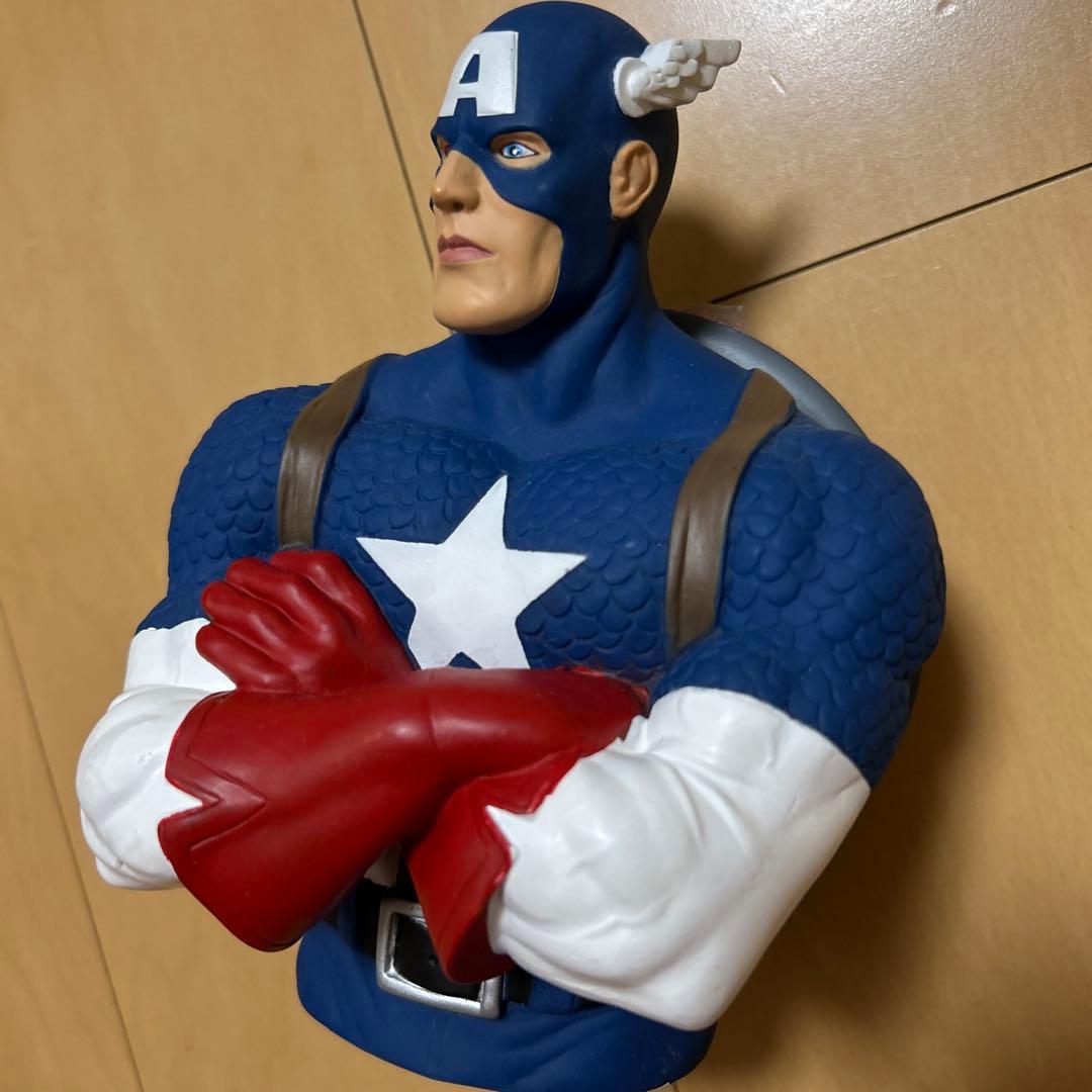 【即購入ok!!】MARVEL キャプテンアメリカ フィギュア 貯金箱