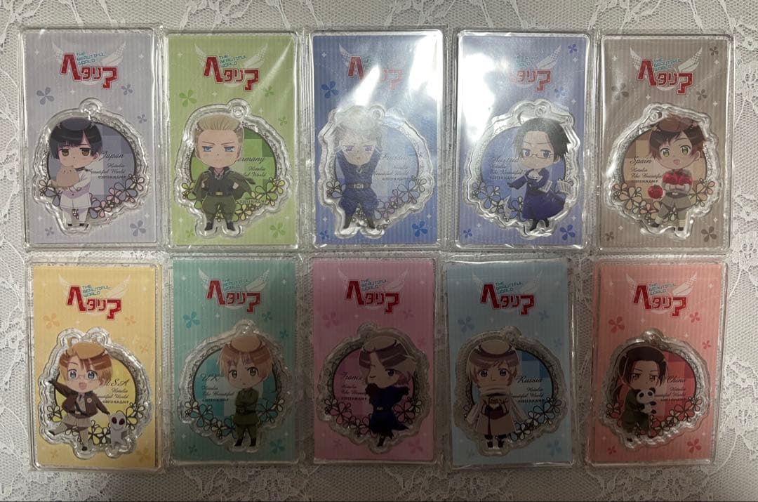 ヘタリア　トレーディング　アクリルキーホルダー