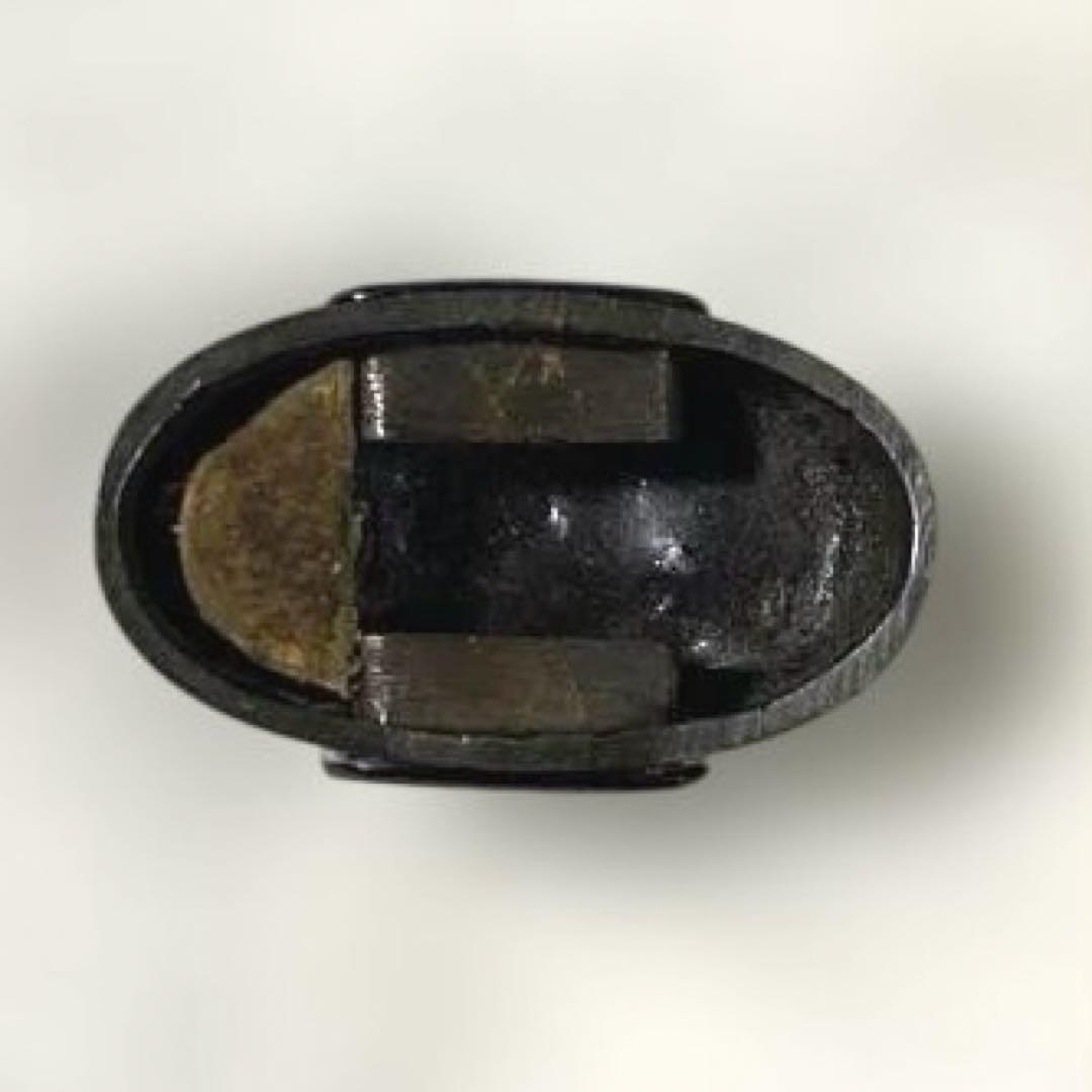 B-68 縁頭　金象嵌　武具　刀装具　骨董品　日本　時代物　美術品　工芸品