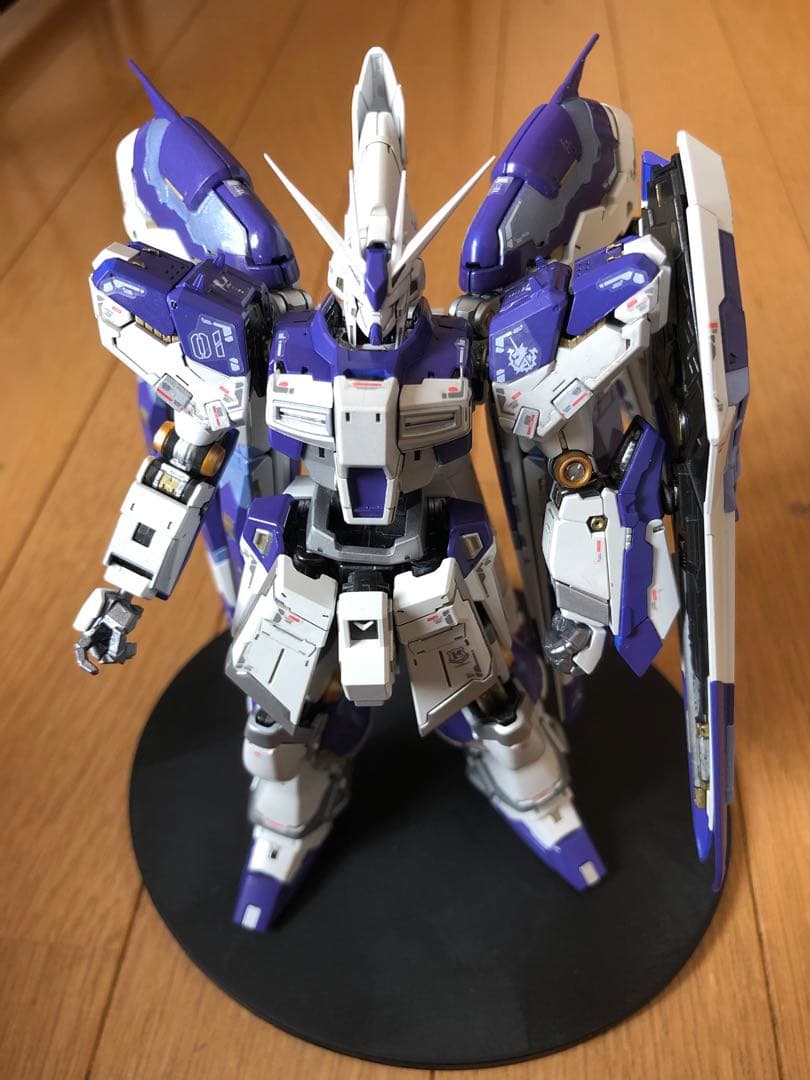 RG Hiニューガンダム➕ハイパーメガバズーカランチャー完成品