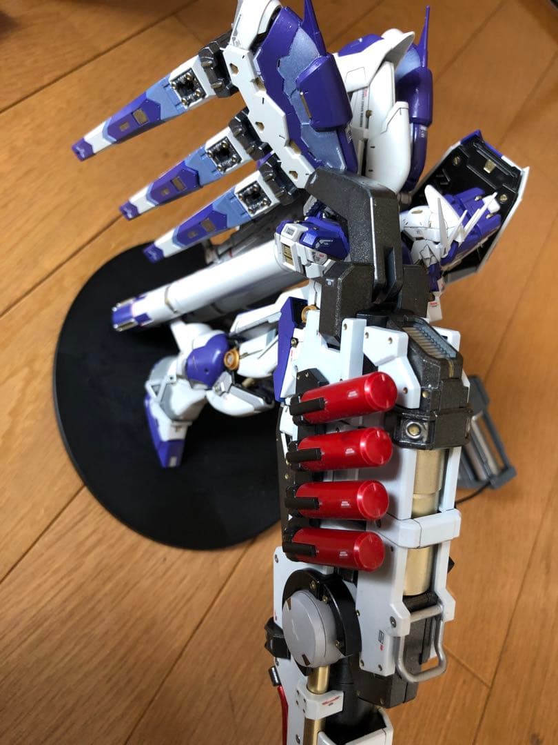 RG Hiニューガンダム➕ハイパーメガバズーカランチャー完成品