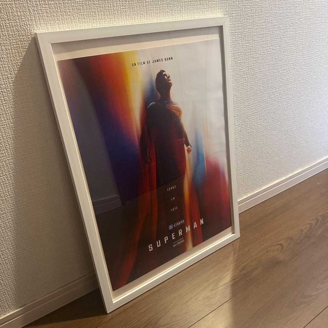 SUPERMAN 仏版宣伝ポスター ジェームズガン
