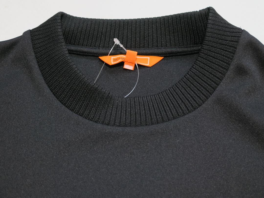 ⓁBEAMS GOLFビームス ゴルフ スムース1ポイントプルオーバーBLACK