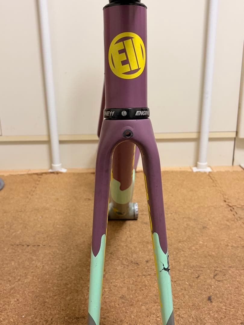 ENGINE11フレームセット ステム シートポスト付き 値下げ中