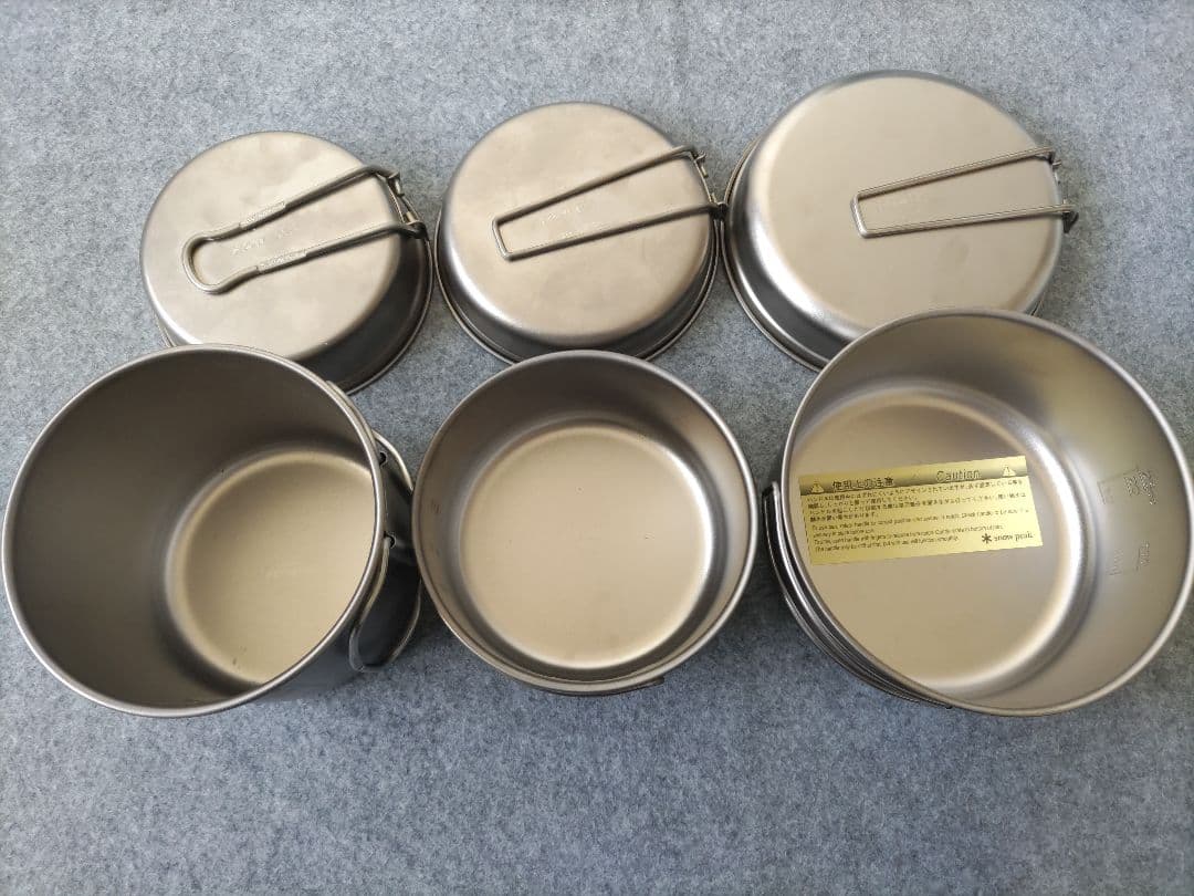 新品未使用　スノーピーク　チタン　パーソナルクッカーセット