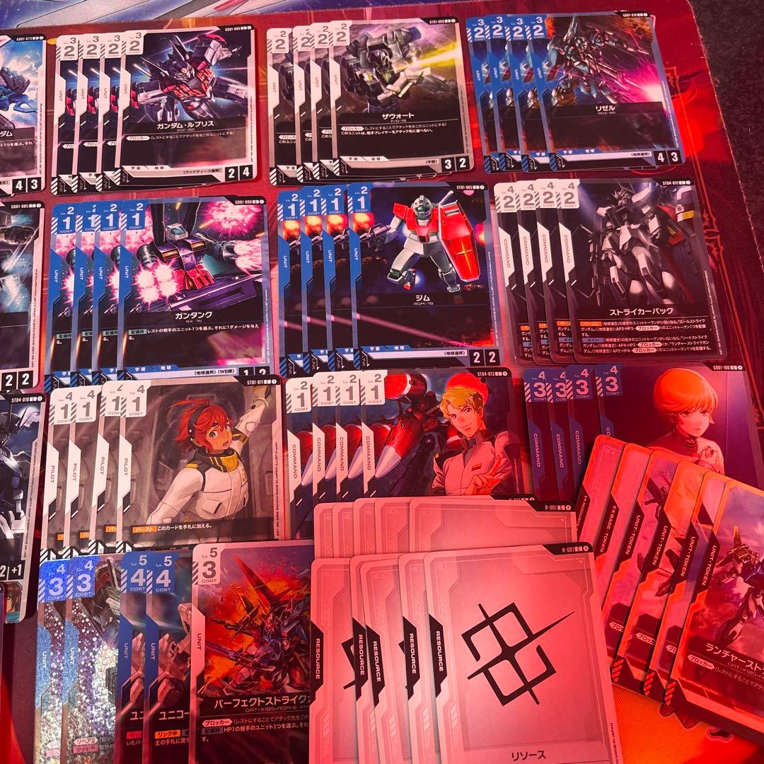 青白ユニコーン デッキ ガンダムカードゲーム　ショップバトル優勝構築