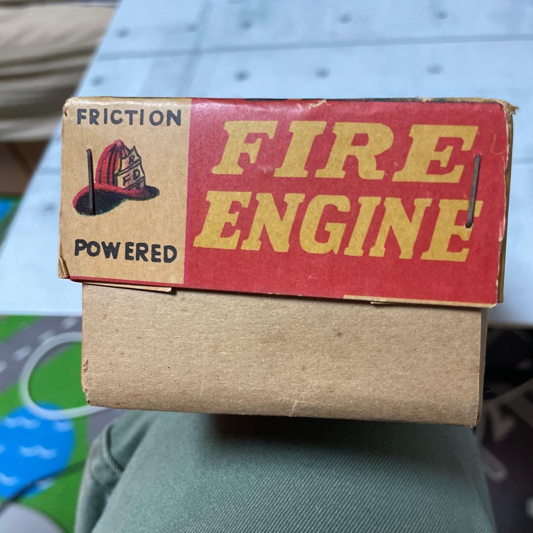 Friction Powered Fire Engineウサギヤブリキフリクショ