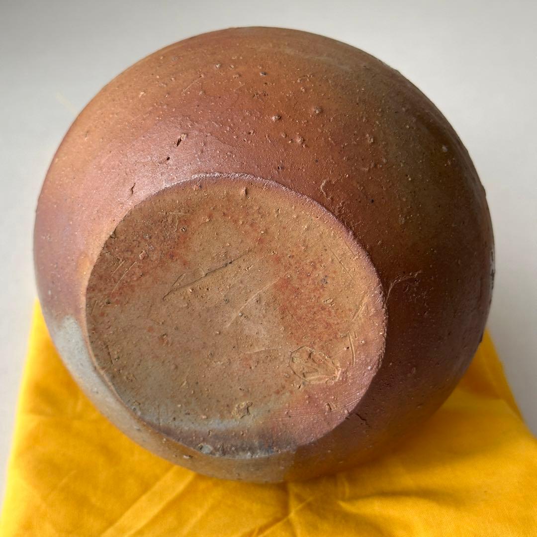 金重道明 備前 花器 徳利花入 共箱