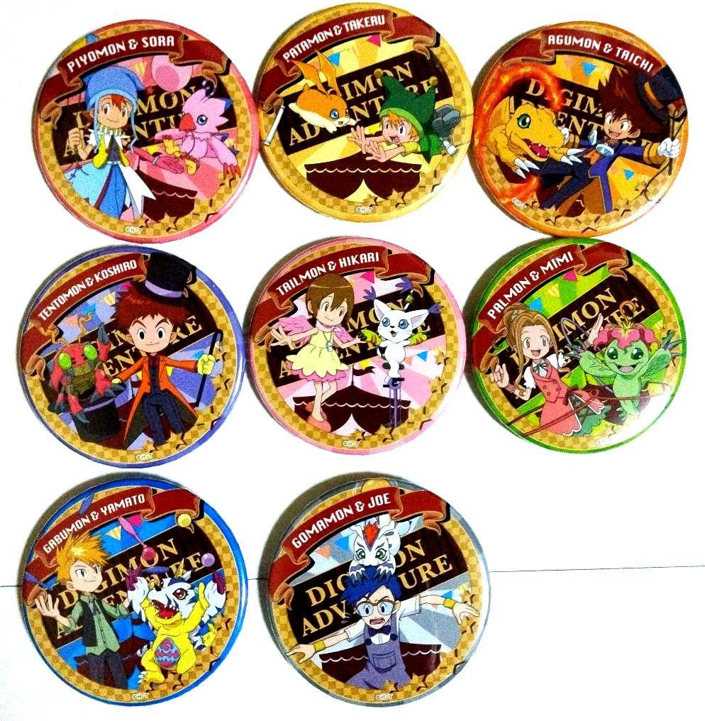 超激レア‼️デジタルモンスター デジモン ０２ 缶バッジ コンプリート