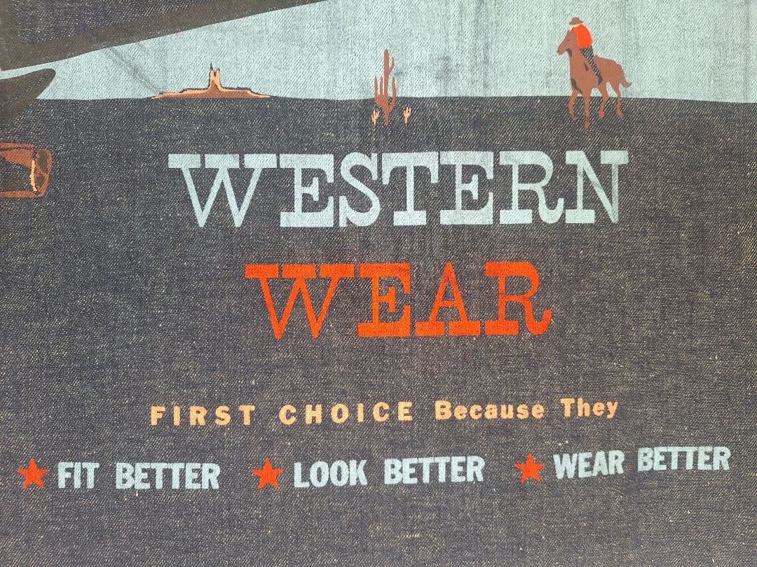 スペシャル 50's～ ワシントン DEE CEE ヴィンテージ デニム バナー