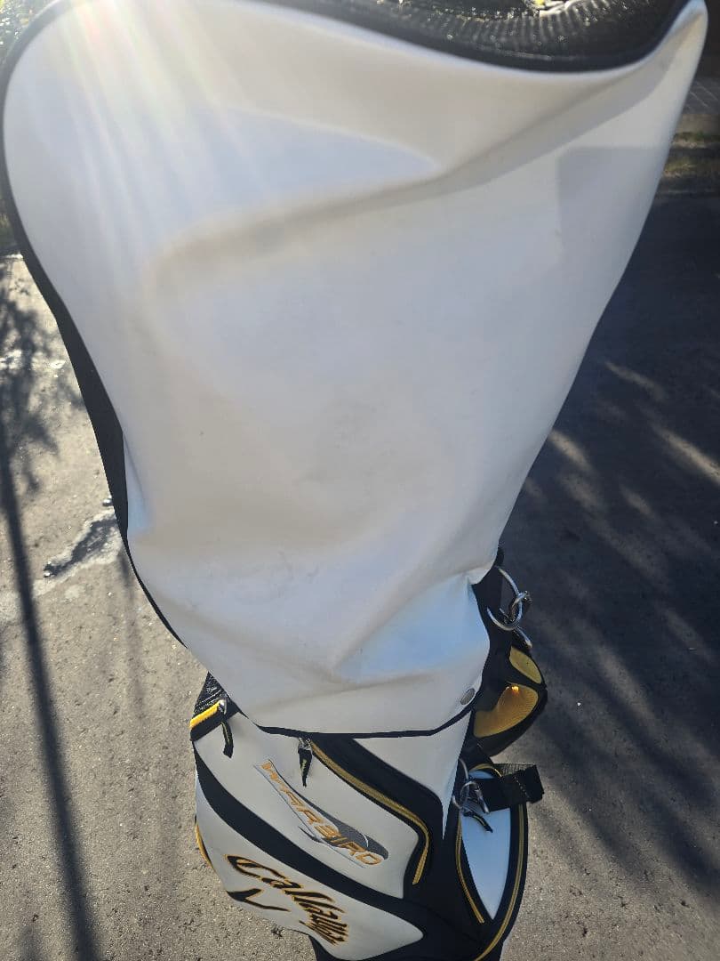 Callaway キャディバッグ ホワイト/イエロー