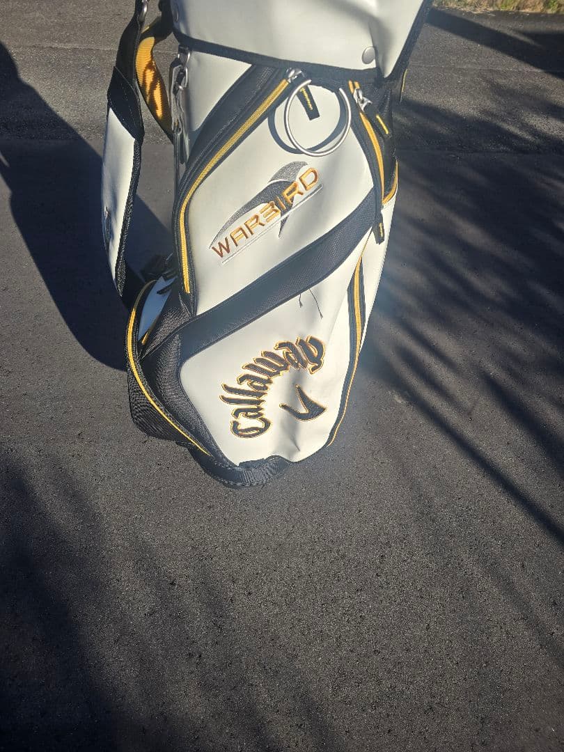 Callaway キャディバッグ ホワイト/イエロー