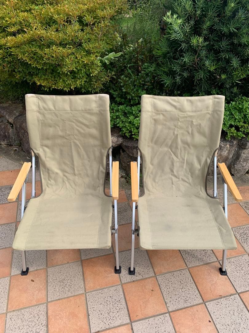 スノーピークローチェア30 カーキ（2脚セット）