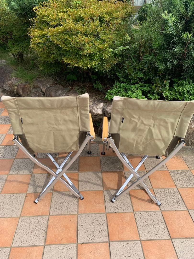 スノーピークローチェア30 カーキ（2脚セット）
