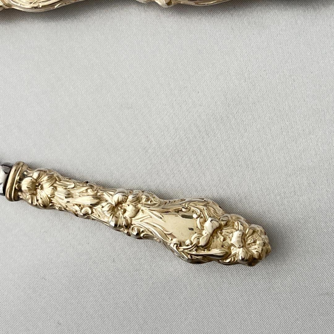 【Gorham】 アールヌーボー レターオープナー / レターナイフ【純銀】