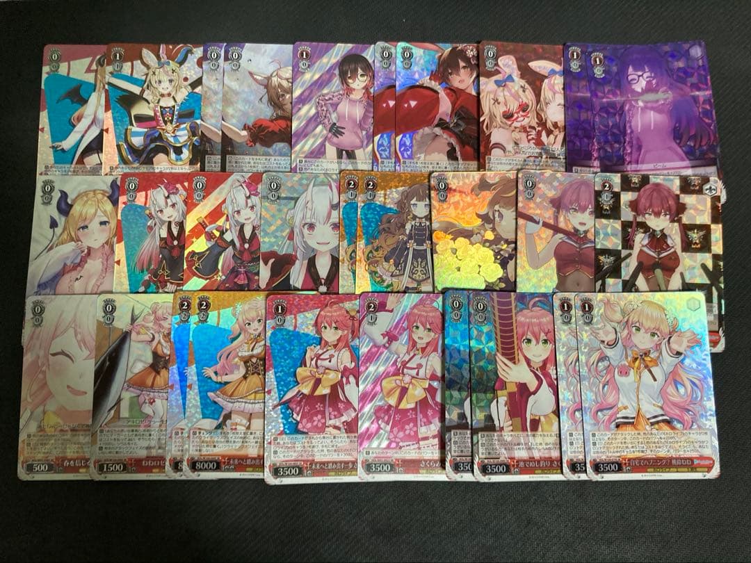 値*り様 ヴァイスシュバルツ　ホロライブ　RRR SR おまとめ　196枚