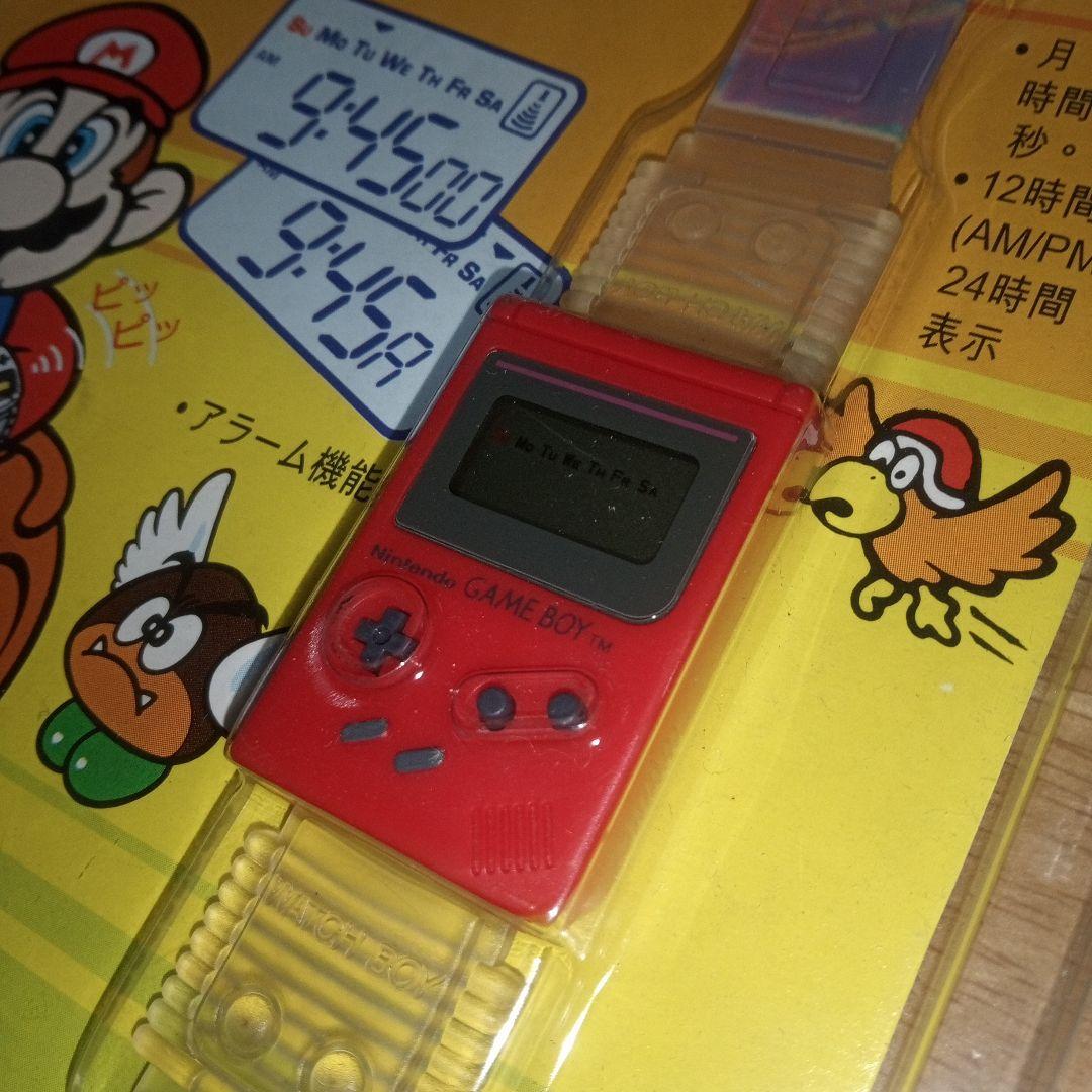 スーパーマリオ　 GAMEBOY　腕時計４本セット　未開封　当時物　任天堂
