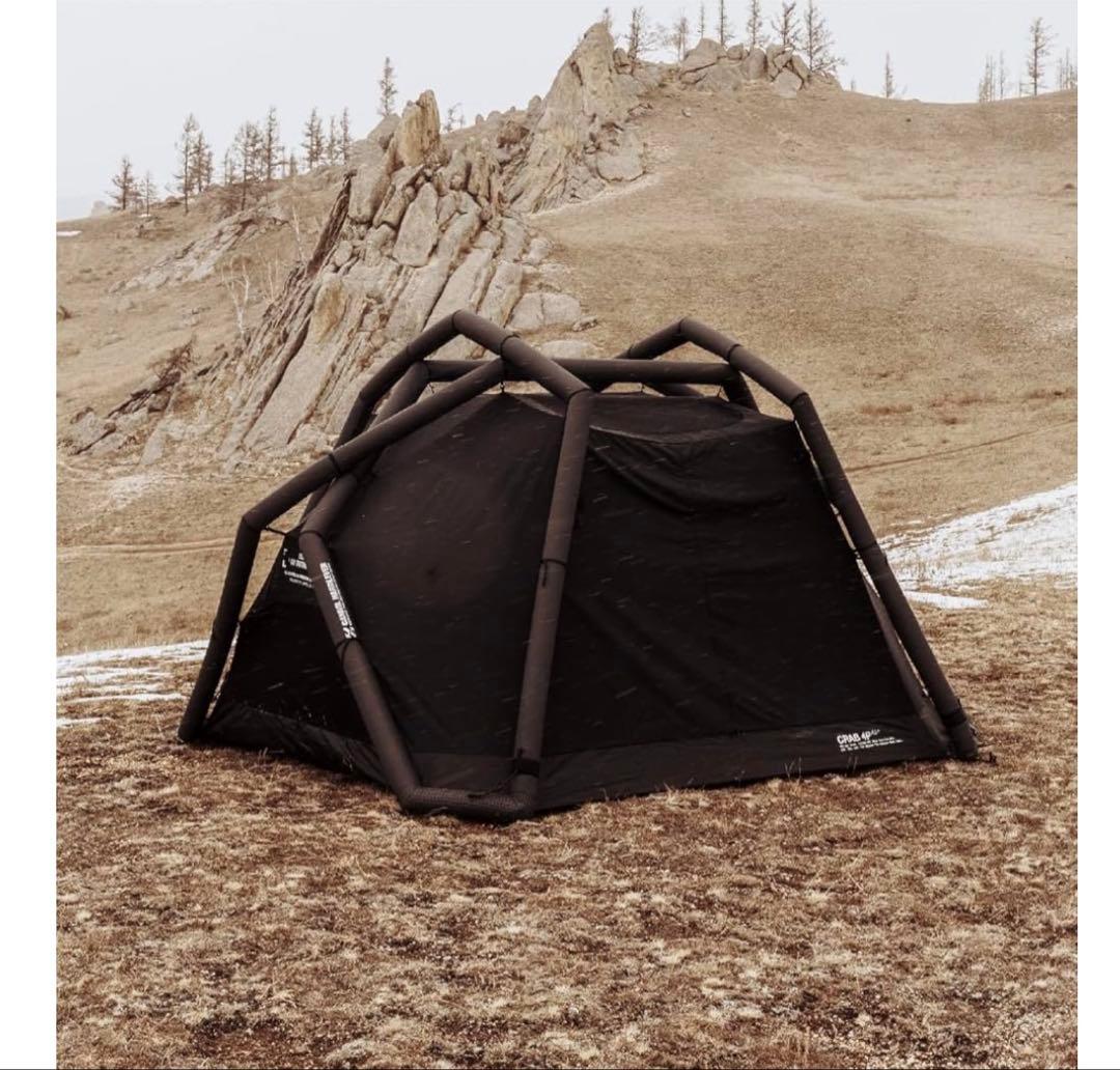 【新品未使用】CAMVIL crab 4Pエアーテント TC ➕グランドシート