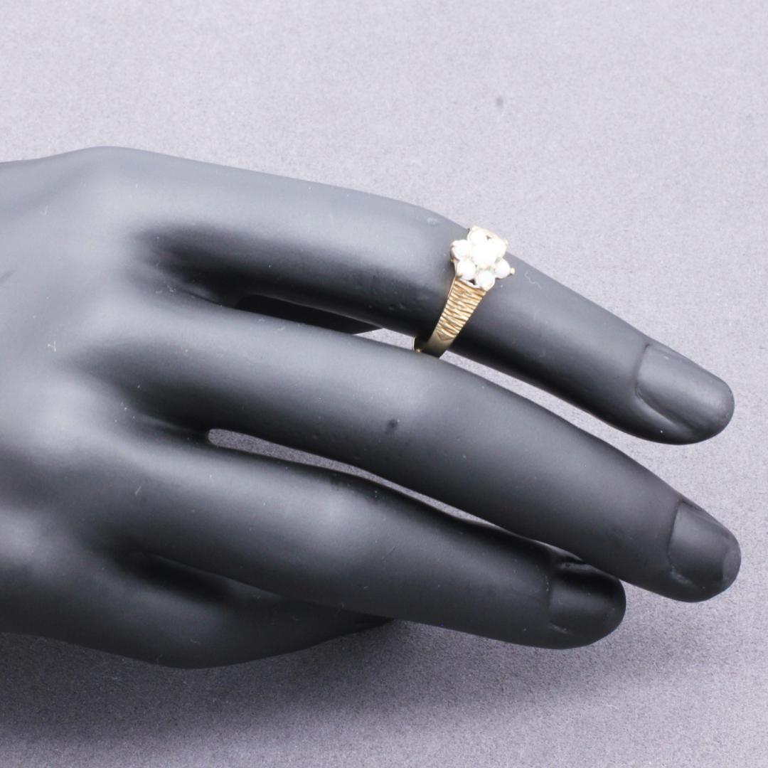 【アンティーク】オパール・リング（9K）14号【J13442】