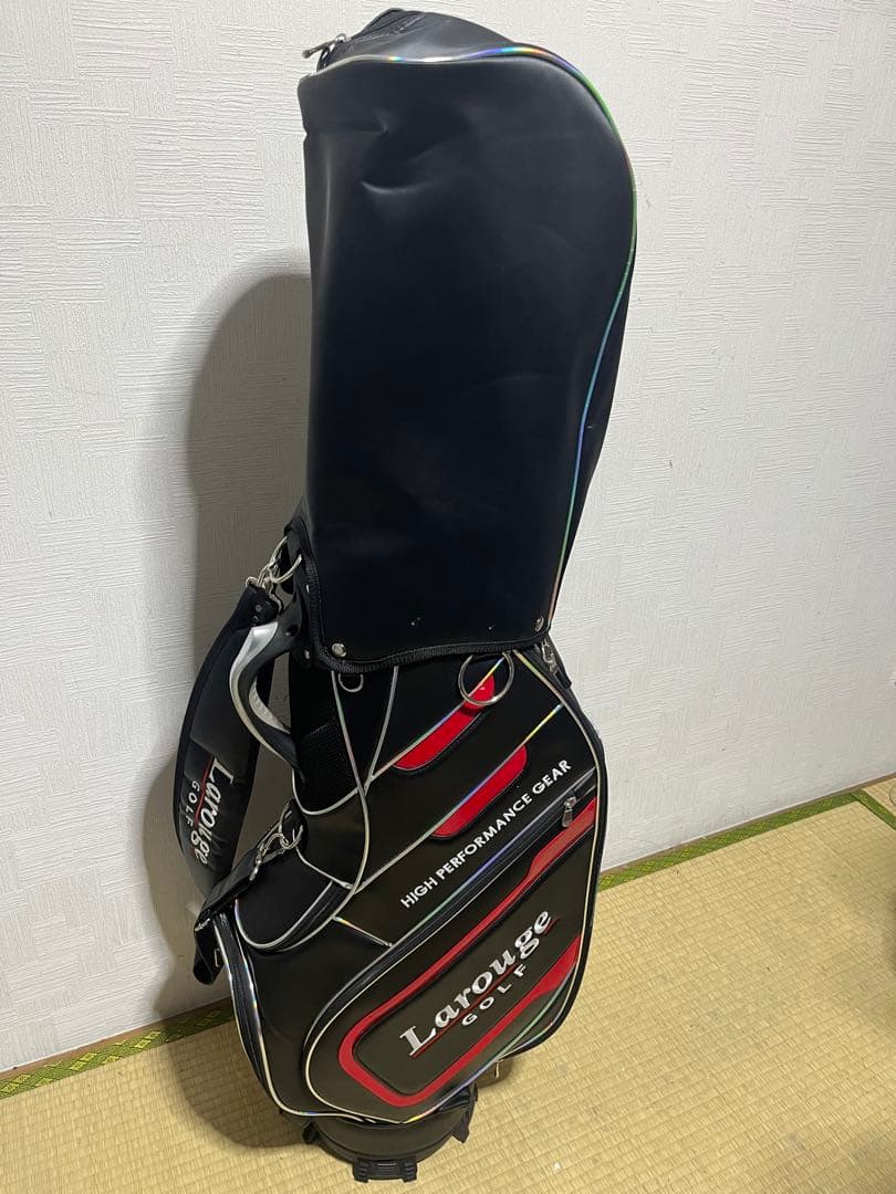 美品！ラルージュ　Larouge Golf キャディバッグ　フードカバー付属